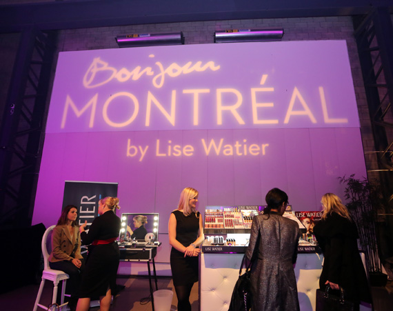 Lise Watier US e commerce launch party in Montreal