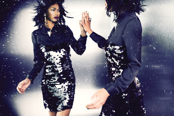 Forever 21 x Chanel Iman Let it Glow Holiday 2012 Campaign