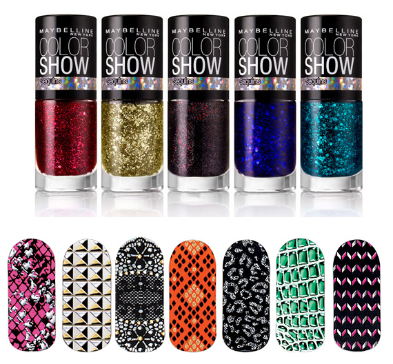 Maybelline Color Show Fashion Prints Nail Stickers & Sequins