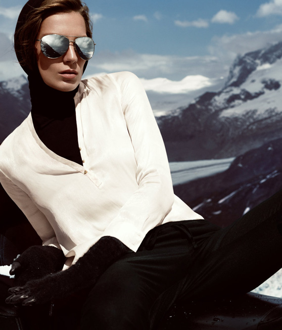 H&M Holiday 2012 Ad Campaign featuring Daria Werbowy