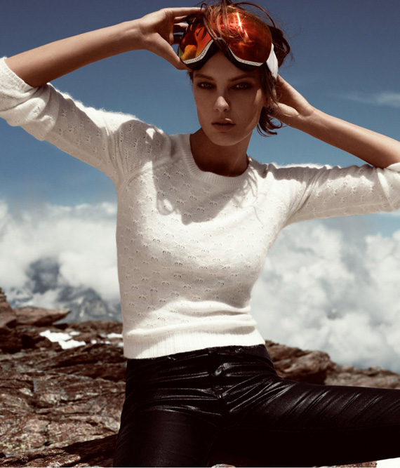H&M Holiday 2012 Ad Campaign featuring Daria Werbowy