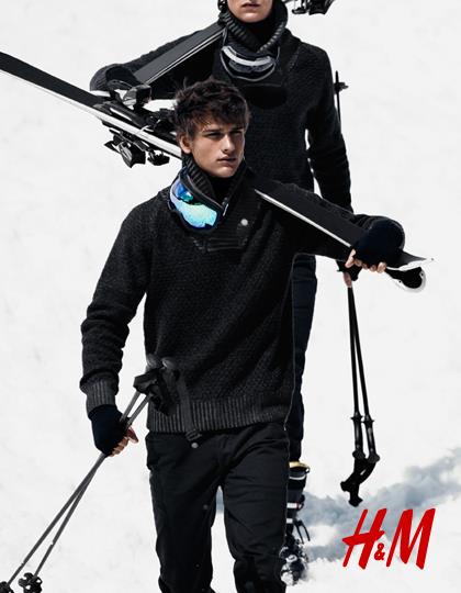 H&M Holiday 2012 Ad Campaign featuring Daria Werbowy