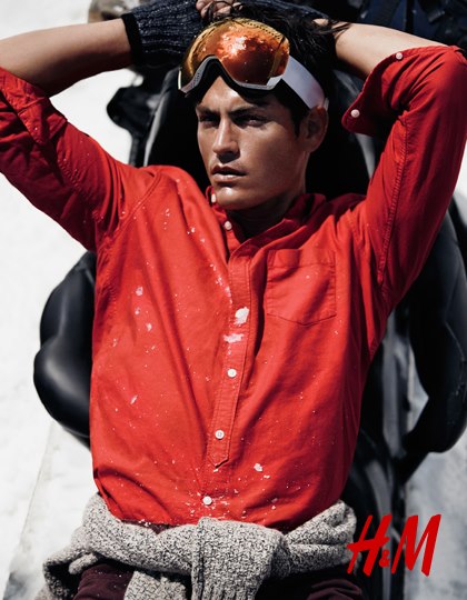 H&M Holiday 2012 Ad Campaign featuring Daria Werbowy
