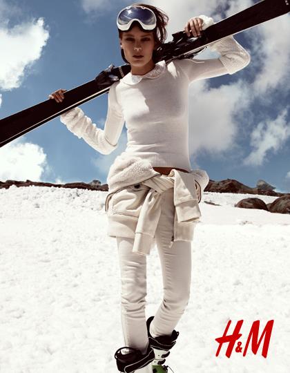 H&M Holiday 2012 Ad Campaign featuring Daria Werbowy