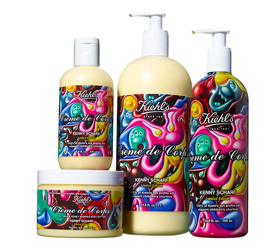 Kiehls x Kenny Scharf Creme de Corps Holiday 2012 Collection