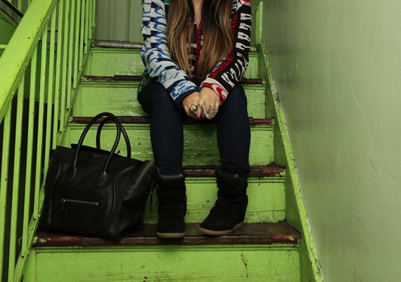 the green staircase...