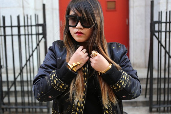 NYFW: black & gold