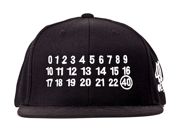 40oz Margiela Inspired Numbers Snapback