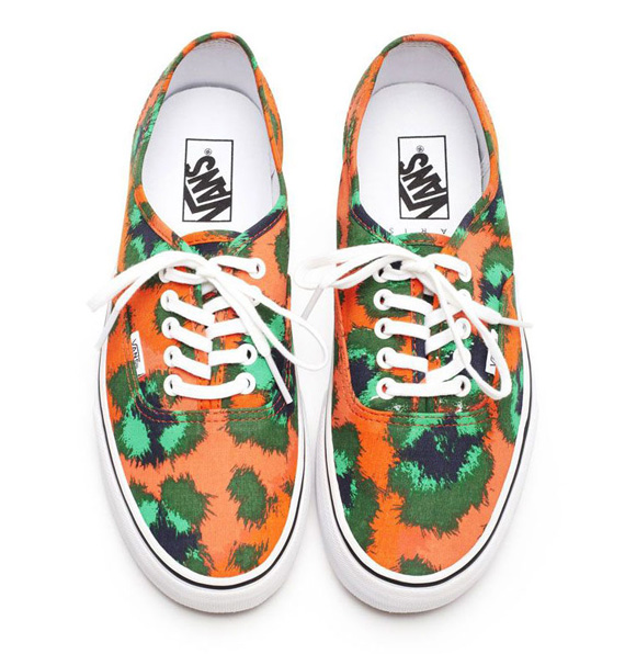 Vans Authentic Kenzo Leopard Flame Pool Green photo VANS x KENZO Spring 2013 Collection